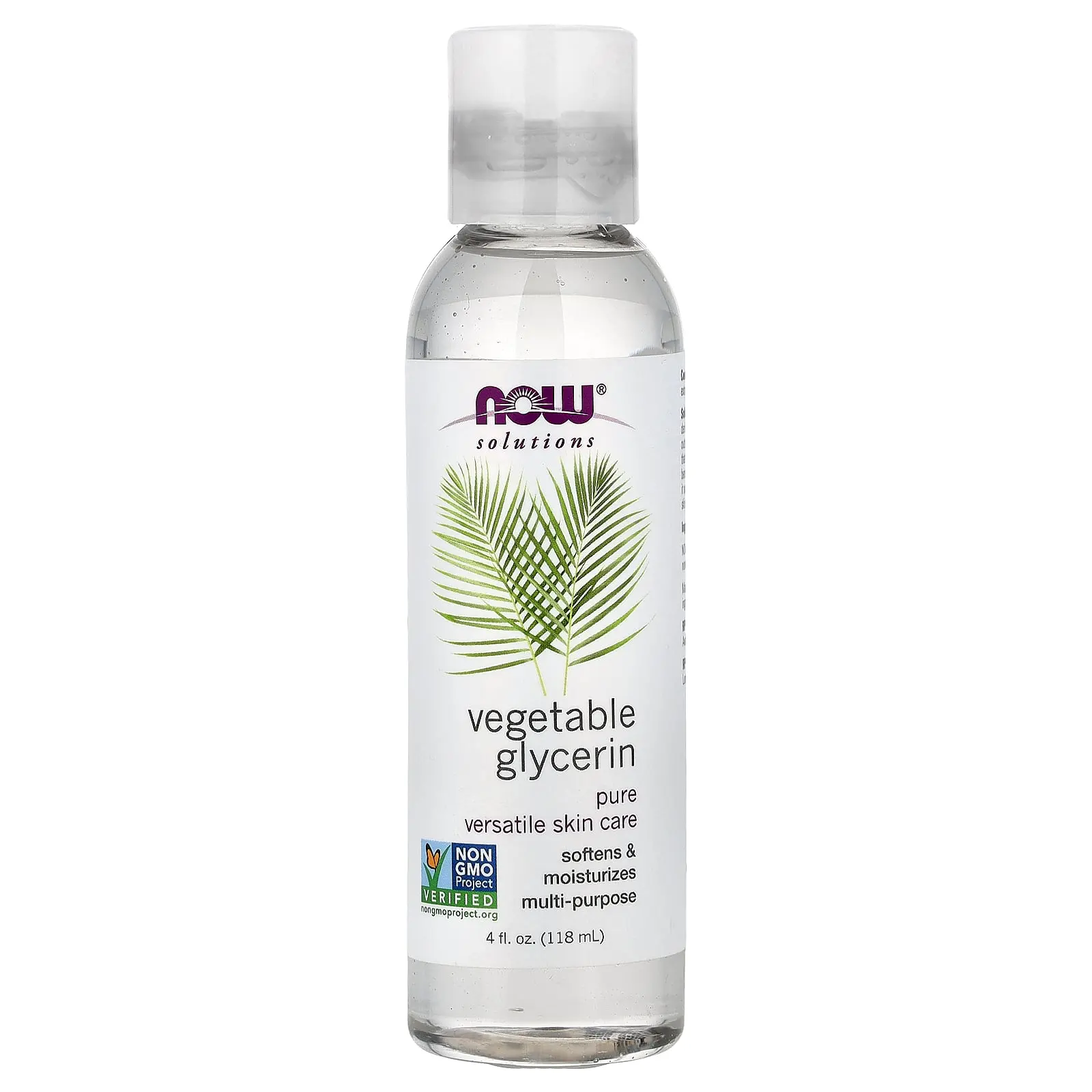 NOW Foods Vegetable Glycerin, 4 fl oz (118 ml)