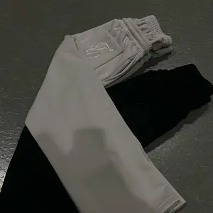 2025 Men Casual Simple Couple Fashion Creative Double Waist Foldable Sweatpants