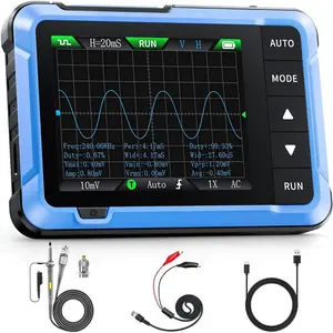 2-in-1 Handheld Oscilloscope & DDS Signal Generator, Digital Portable Automotive Oscilloscope with 2.8 inch TFT, 10MHz Bandwidth, 48MS/s Sampling Rate, Auto/Nomal/Single Trigger Function
