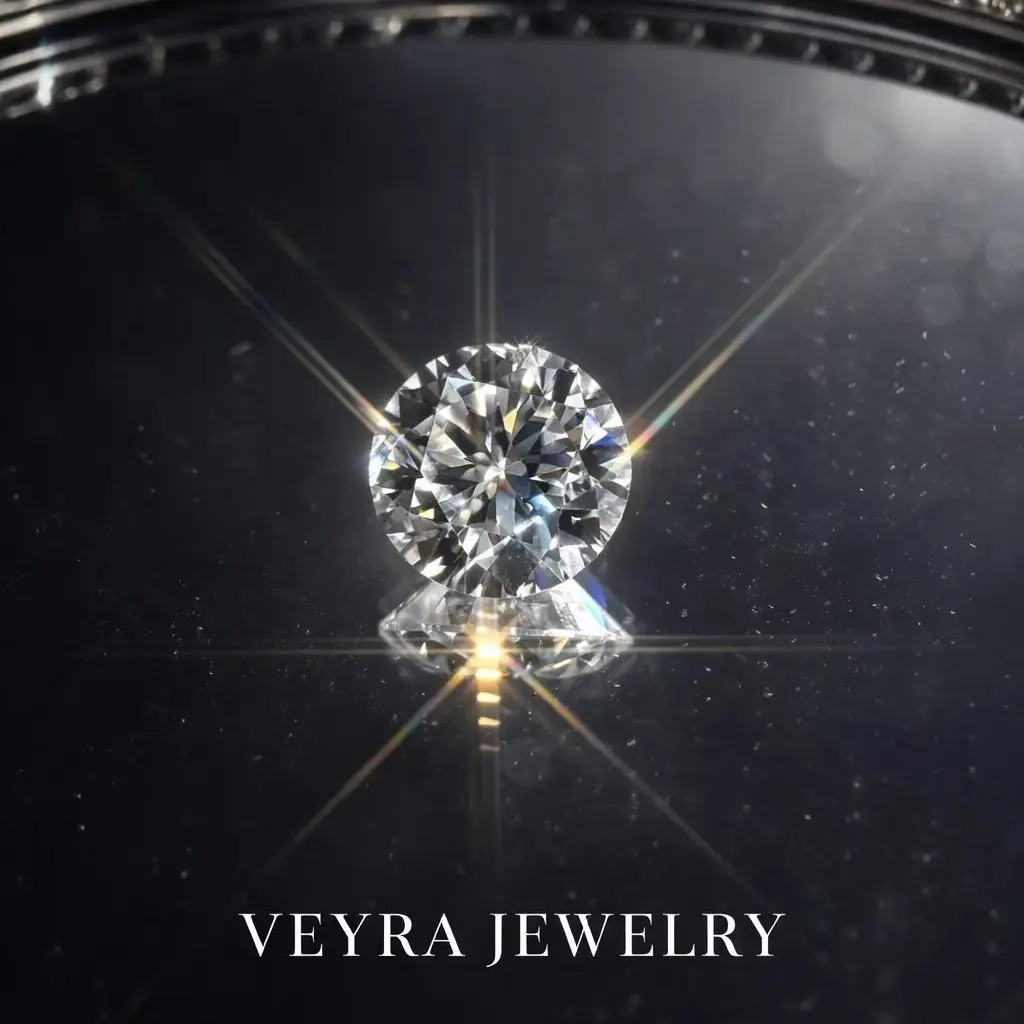D Color Round Cut Moissanite Loose Stone | VVS1 Sparkle for DIY Engagement Ring Setting, Premium Lab-Grown Gemstone