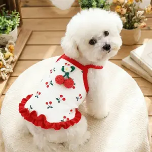 1Pc Cute Summer & Spring Thin Pet Vest for Cats & Chihuahuas, Hair Resistant Soft Sleeveless Shirt for Kittens, American Shorthair, Golden Chinchilla & Small Dogs