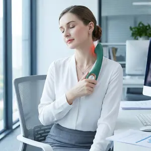 New Portable Vibrating Massager, Rechargeable Body Massage Tool, USB Charging, Perfect for Home and Travel, Back and Neck Massager Gift