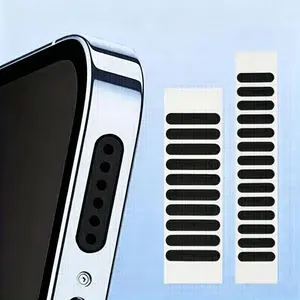 24-piece Universal Phone Speaker Dust Cover Optimized Sound Quality Clarity Battery-free Everyday Universal
