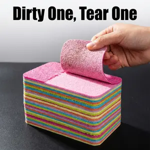 1 Sponge = 12 Uses| Colorful Peelable Dish Pads| Cleaning Hack