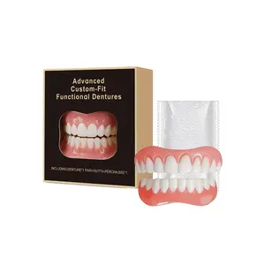 Temporary dental veneers kit: comfortable and beautiful, a teeth whitening and beautifying kit to help you easily achieve a charming smile. Cosmetic Smile Dental Veneers Natural Reusable