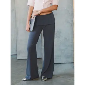 Cider Low Rise Flared Trousers