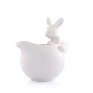 Porcelain Climbing Bunny Creamer