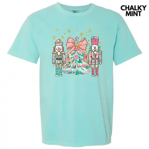 Cartoon Floral Nutcrackers Comfort Colors T-Shirt 'NLB'