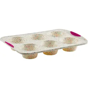 Structure Silicone Jumbo Muffin Pan Confetti