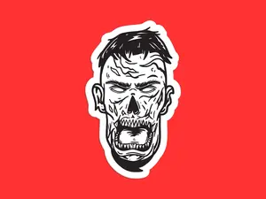 Zombie Sticker