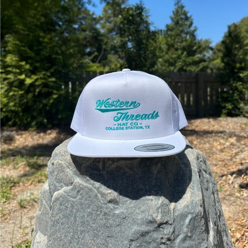 The OG Hat Trucker Western Threads Hat Collection, The Western Threads Hat Co Custom Color Adjustable Embroidered Snapback, Hat for men
