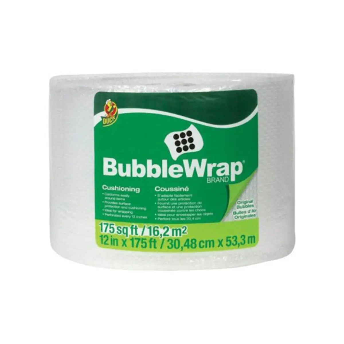 212 MAIN Perforated Bubble Wrap, 12x175ft Cushioning Material for Toys & Hobbies DIY Projects, Bubblewrap Packaging Supply