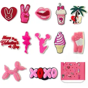 12pcs Charms For Bogg Bag, PVC Summer Beach Charms For Simply Southern Totes, Insert Decorative For Rubber Handbag Beach Tote