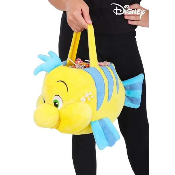 Plush Flounder Treat Bucket