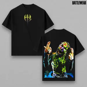 [WWE] Jeff Hardy Hardy Boyz WWE Vintage Graphic T Shirt Premium 100% Cotton Neon Face Paint Wrestling Tee, High Flyer Extreme Style Shirt, Alternative Streetwear Graphic Tee, Wrestling Fans Gift Unisex, WWE Event Outfit Unisex