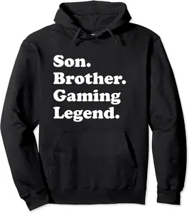 Son Brother Gaming Legend Gamer Pullover Hoodie - Sarahreb Shop 54B08Y8RZ127