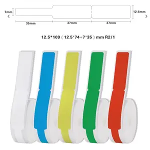 1 roll of cable label manufacturer tape, suitable for Phomemo M110/M200/D30/D30S/D32 label manufacturer, home office label tape