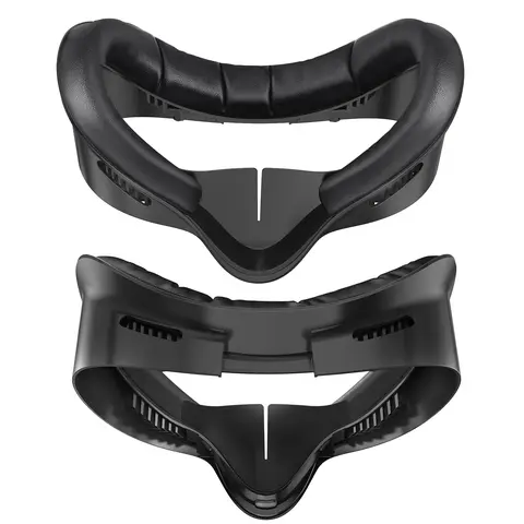 Facial Interface & Face Cover Pad, 1 Count Sweat-proof PU Foam Cushion Replacement, Air-circulation Design Pad Virtual Reality Headset for Meta Oculus Quest 3S VR Accessories