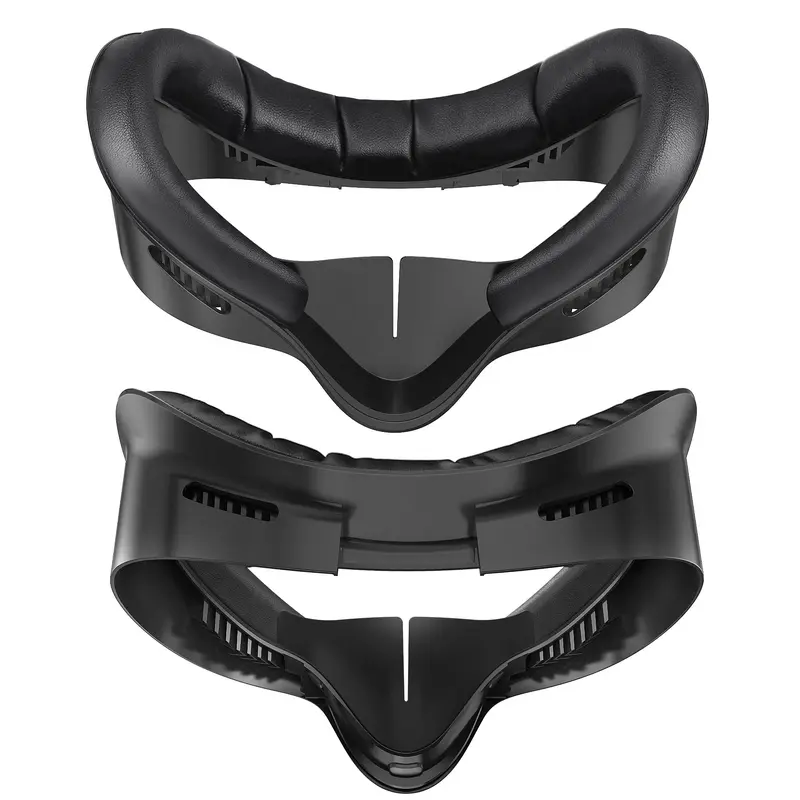 Facial Interface & Face Cover Pad, 1 Count Sweat-proof PU Foam Cushion Replacement, Air-circulation Design Pad Virtual Reality Headset for Meta Oculus Quest 3S VR Accessories