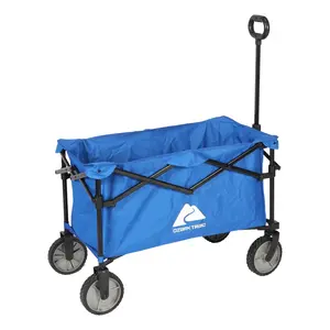 Ozark Trail All-Terrain Big Bucket Cart Wagon, Blue