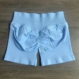 Impact with Logo Low Waist Seamless Yoga Scrunch Bum Gym Workout Biker Stretch Fitness Shorts for Comfort and Style