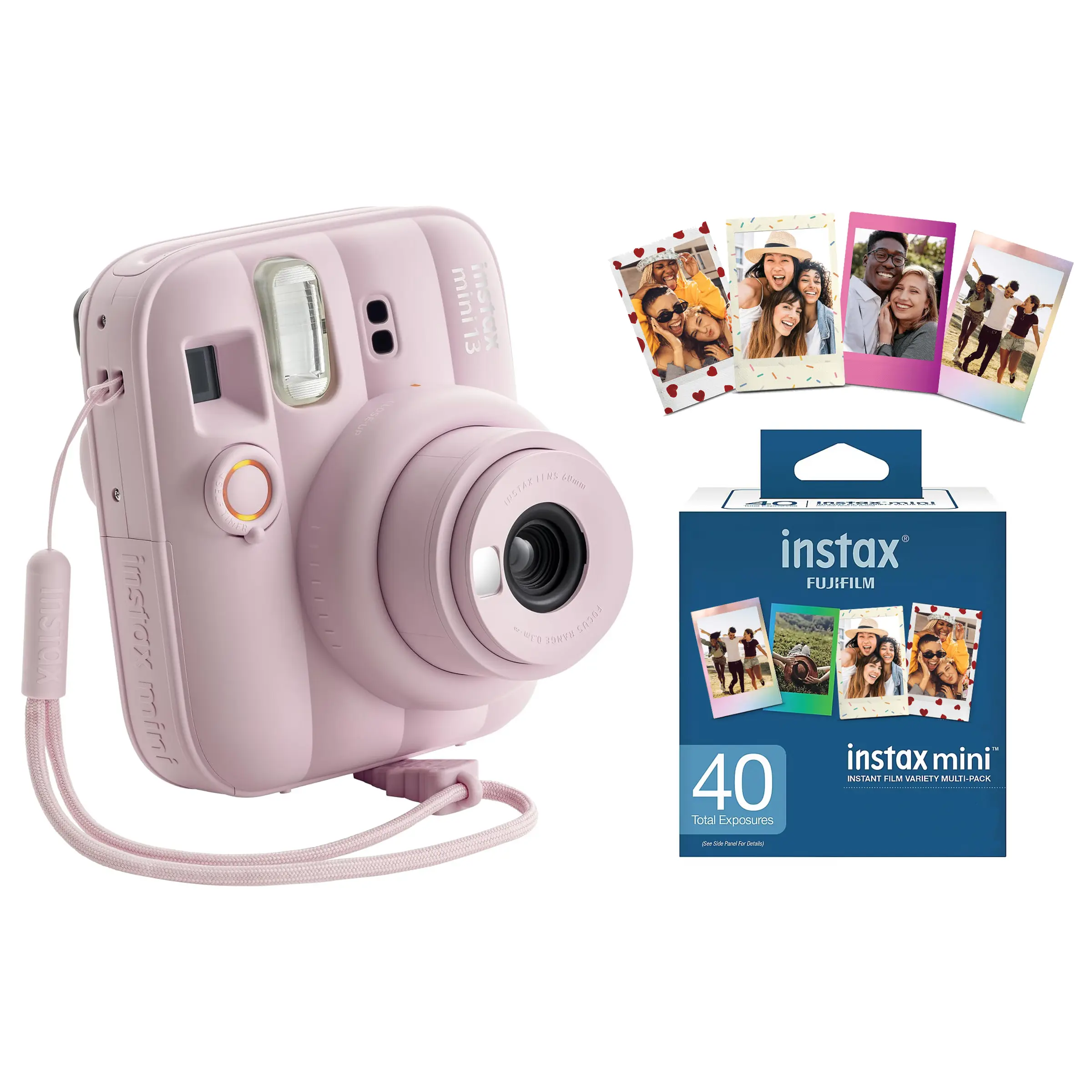 Fujifilm Instax Mini 13 Instant Film Camera with 40 Count Variety Film Pack