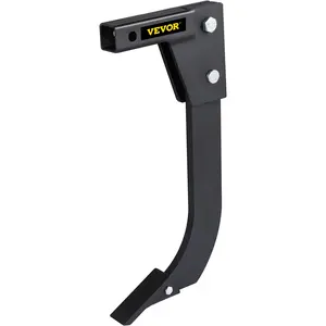 VEVOR Hitch Mounted Ripper, 16 Shank Length Box Scraper Shank, 4 Hole Site Box Blade for Tractor, 2 Locating Pins Ripper Shank, 2 Plough Tips Box Blade Shank Teeth