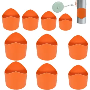 Hardware tools 10 Pack Pipe Saddle Template, Precision Pipe Saddle Template Cutting Guide for Accurate Arc Edge Contour, Time-Saving Layout Tool, Welding, Plumbing on ¾ inch to 8 inch (DN20mm-DN200mm) Pipes
