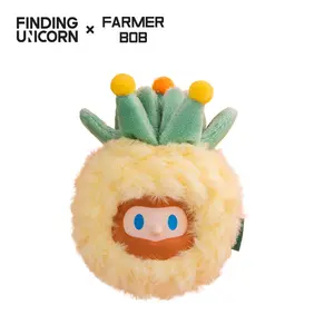 [FINDING UNICORN] [Gift Only, Not for Sale]FARMER BOB Pineapple Beast - Aromatherapy Plush Cute Figures Desktop Ornament Collectible Toys Birthday Gifts