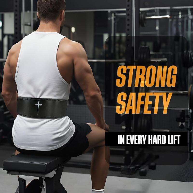 Christian Lever Weight Lifting Belt- 10mm Thick Leather Weightlifting Belt for Men & Women- Durable Leather Weight Belt for Men- High Strength Powerlifting Belt- Squat Belt, Deadlifting Belt