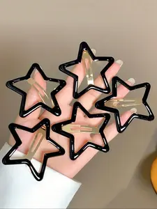 Star Shaped Hair Clips, Hairpins, Cute Hair Accessories for Women & Girls, Minimalist Headwear Suitable for Thick Hair, Fashion Hair Accessories for Party, Daily Decor, Hair Clip Set