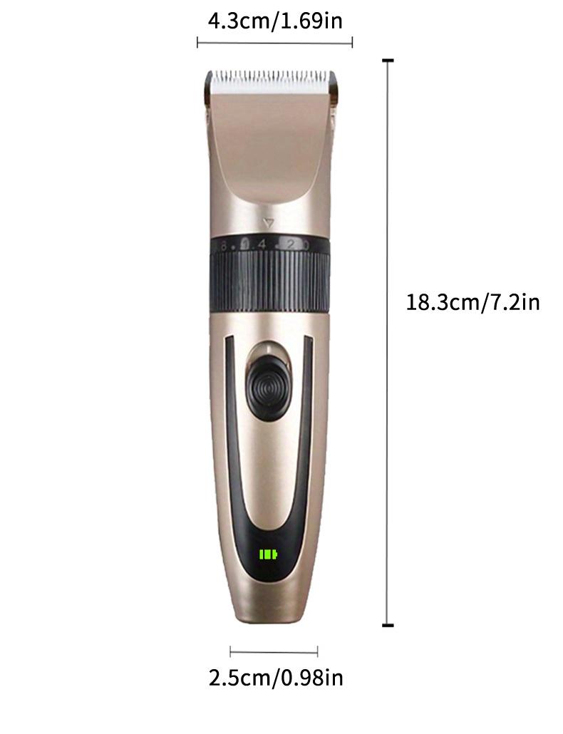 Multifunctional Electric Hair Clipper | USB Charging, 4 Types of Limit Combs, Professional Wireless, Ideal for Travel and Home Use, Perfect Holiday Gift for Fathers ,perfect travel gift