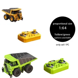 1/64 Mini Remote Control Dump Truck, USB Charging, Realistic Engineering Car Model, Suitable for Ages 6+, Perfect Gift, RC Construction Truck