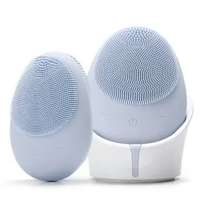 Face Brush Cleanser Electric Massage Machines Deep Cleaning Device Recharge Silicone Facial Cleansing Brush Wash Face