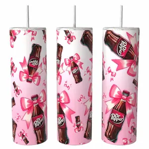 Pepper 20 oz Tumbler Coffee Drinkware Insulated Lid Skinny Portable