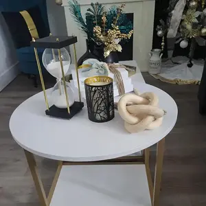 Wooden Knot Decor, 1 Count Modern Chain Link Decor, Boho Farmhouse Rustic Modern Chain Link Decor, Bookshelf Decor, Home Decoration, Ornaments, Decorative Sculptures, Indoor Room Decor