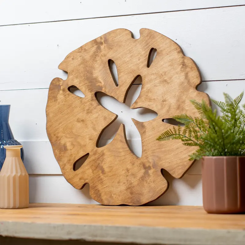 12 Inch Sand Dollar, Nautical Decor, Beach Wall Hangings, Home Hanging Decoration, Wooden Summer Shapes, Pool Decor, Summertime & Picnic, Rustic Home Decor, Rustic Design, Decoration Items