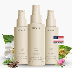 Nocté Scalp Code Advanced 2% Minoxidil Hair Regrowth Treatment for Men & Women with Botanical Complex Vegan-Friendly Haircare, 3-Month Supply