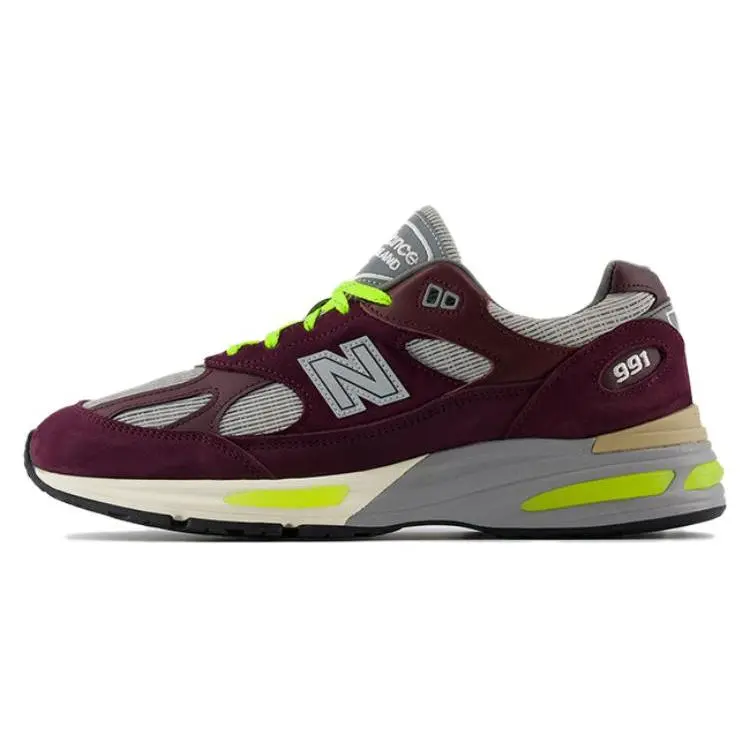 New Balance Patta X NB 991 V2 Versatile Comfort Low Top Casual Running Shoes Unisex U991PD2