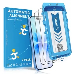 JavoYion 2-Pack Screen Protector for iPhone 17 - Dust-Free Chamber, Easy Installation, Crystal Clear, Scratch-Resistant, Ultra-Smooth Touch, Case Fit,    HD,   Kit