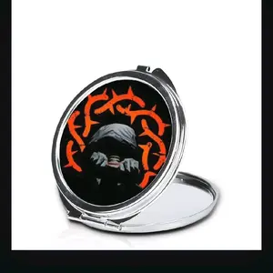 Bad Ømens Compact Makeup Mirror with Unique Design and Double Mirror