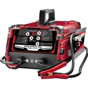 12V/24V 130A   Charger & Engine Starter, 0-30A Automatic  Maintainer with Winter Mode, Desulfator & Repair, for AGM/STD/Gel/Deep Cycle