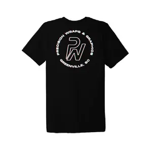 PW Merch Precision Wraps & Graphics Glitch Circle T-Shirt
