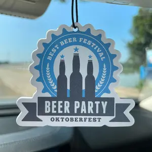 German Beer Festival Munich Air Freshener, Natural Material Scented Car Perfume, Long-Lasting 90 Days, Alcohol-Free, Unisex Gift