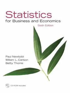 USED-Statistics for Business and Economics, 6th Edition by Paul Newbold (Hardcover)