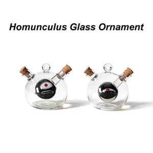 Anime Homunculus Eye Glass Bottle Ornament 12.5cm Alchemy Style Collectible Display Decor Smile or Shock Version