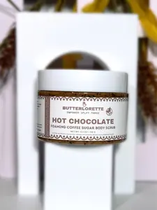 Foaming Whipped Sugar & Coffee Scrub, Cleanse, Exfoliate, Detox - Non-Toxic, Luxurious Rich Lather with Hydrating Benefits