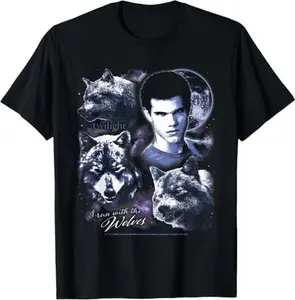 Twilight I Run with the Wolves Jacob Werewolf Retro Movie T-Shirt