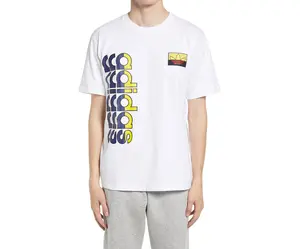 Adidas Logo Play Badge Graphic Mens Active Shirts & Tees