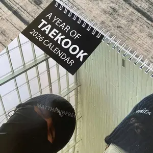 TAEKOOK 2026 Wall Calendar, OTP In Real Life, New Year Calendar, Calendar Gift For Couple, Holiday Gift Ideas For ARMY